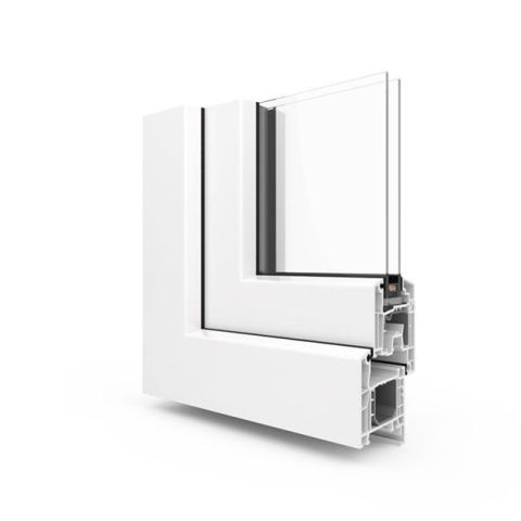 Kunststofffenster Aluplast IDEAL 4000 Monoblock Weiß