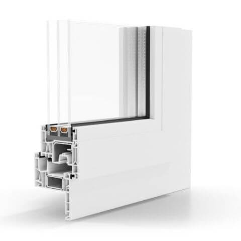 Kunststofffenster Aluplast IDEAL Neo MD Renovation 40 - Profil innen