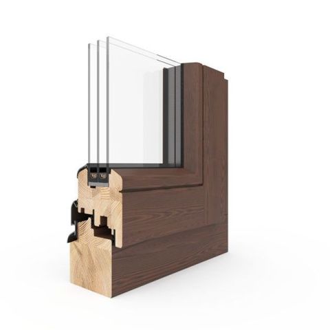 Holzfenster Nature 80 Innen
