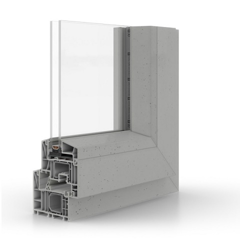 Kunststofffenster Salamander bluEvolution 82 classic line Greta Profil innen