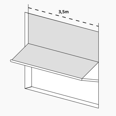 Markisolette 3,5m breit