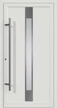 Kunststoff Haustür Modell 1401 in Weiß