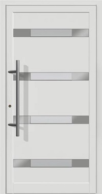 Kunststoff Haustür Modell 5008 in Weiß