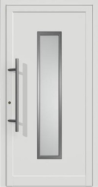 Kunststoff Haustür Modell 6002 in Weiß