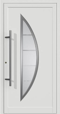 Kunststoff Haustür Modell 6008 in Weiß