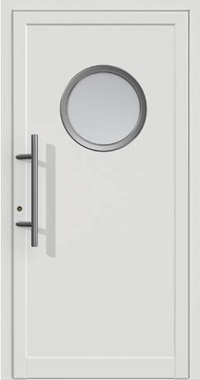 Kunststoff Haustür Modell 6010 in Weiß