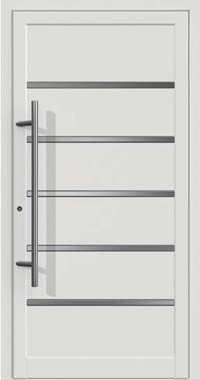 Kunststoff Haustür Modell 6013 in Weiß