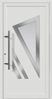 Kunststoff Haustür Modell 6020 in Weiß