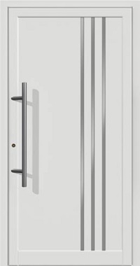 Kunststoff Haustür Modell 6029 in Weiß