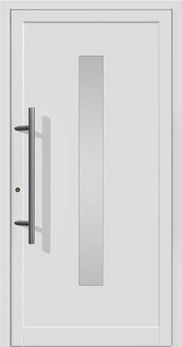 Kunststoff Haustür Modell 6030 in Weiß