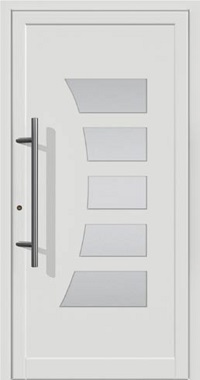 Kunststoff Haustür Modell 6035 in Weiß