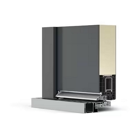 Haustür Rehau EURO-DESIGN 70 Profil anthrazit