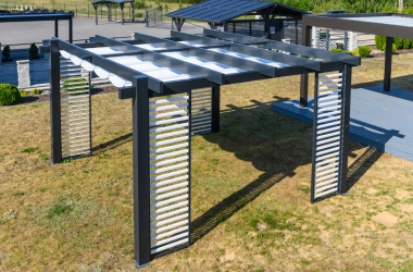 Pergola 2x3m Überdachung für Außenbereich nach Maß fensterblick.de