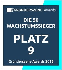 Gründerszene Award Platz 9 Fensterblick