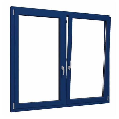 Alu-Fenster MB45 Dreh-Kipp in Blau