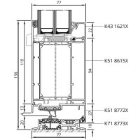 Alu Haustür MB-86 SI mit Schwelle