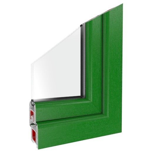 Fenster Iglo 5 Smaragdgrün