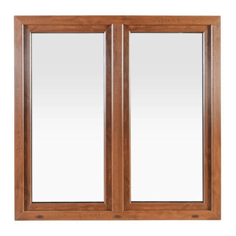 2-flügeliges Fenster Iglo 5 Classic braun außen