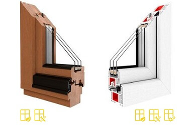 Vergleich Holzfenster und Kunststofffenster Vorteile