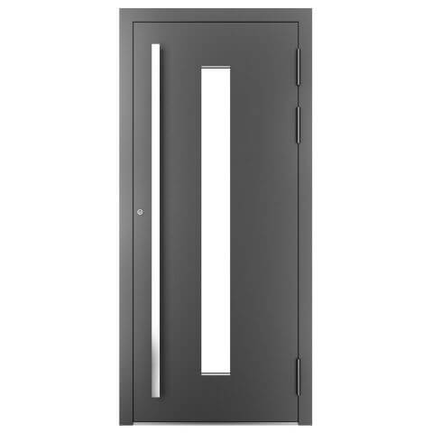 Aluminium Haustür Texas C in Anthrazit