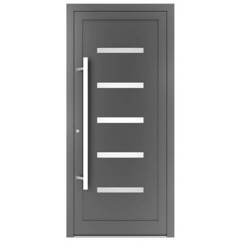Aluminium Haustür Arizona 1 in Anthrazit