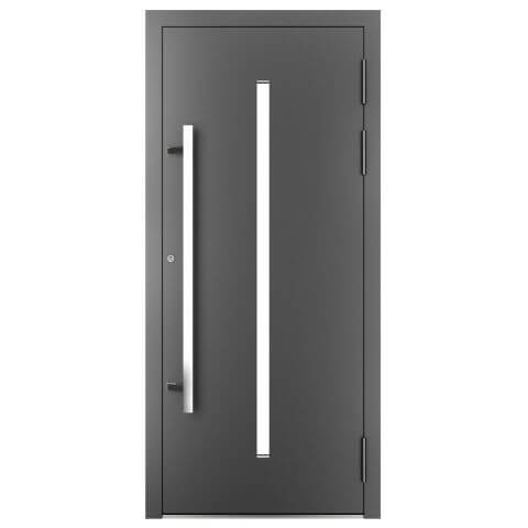 Aluminium Haustür New York 1 C in Anthrazit
