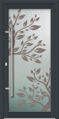 Aluminium Haustür KN Vision Glass Digital VV-850-GLW02 Alternative