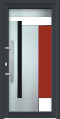 Aluminium Haustür KN Vision Glass Digital VV-850-GLW17