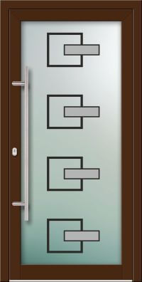 Aluminium Haustür KN Vision Glass Digital VV-850-GLW21 Alternative