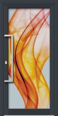 Aluminium Haustür KN Vision Glass Digital VV-850-GLW22