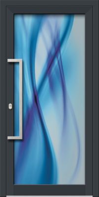 Aluminium Haustür KN Vision Glass Digital VV-850-GLW25