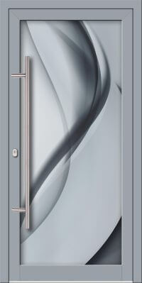 Aluminium Haustür KN Vision Glass Digital VV-850-GLW27 Alternative