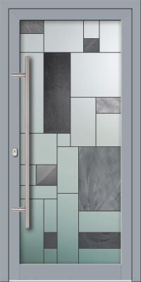 Aluminium Haustür KN Vision Glass Digital VV-850-GLW33 Alternative