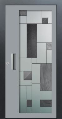 Aluminium Haustür KN Vision Glass Digital VV-850-GLW33