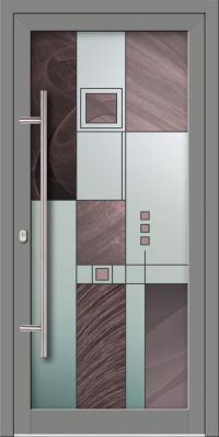 Aluminium Haustür KN Vision Glass Digital VV-850-GLW35