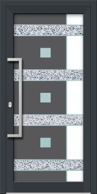 Aluminium Haustür KN Vision Glass Digital VV-850-GLW39 Alternative