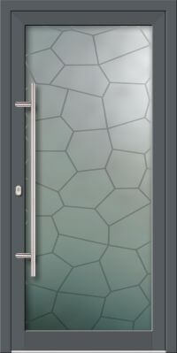 Aluminium Haustür KN Vision Glass Digital VV-850-GLW46 klares Glas