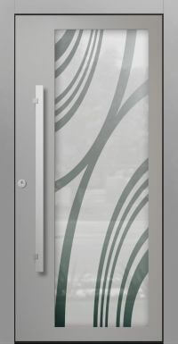 Aluminium Haustür KN Vision Glass Sand VV-850-GLP01