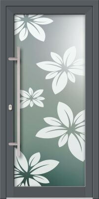 Aluminium Haustür KN Vision Glass Sand VV-850-GLP02N