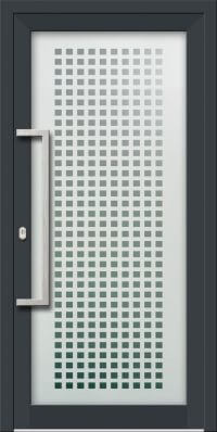 Aluminium Haustür KN Vision Glass Sand VV-850-GLP03