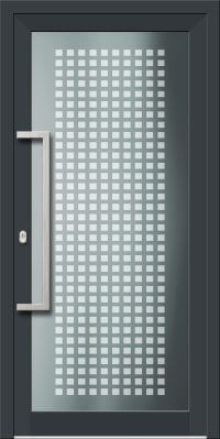 Aluminium Haustür KN Vision Glass Sand VV-850-GLP03N