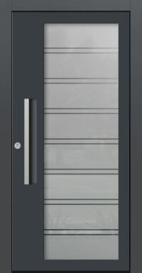 Aluminium Haustür KN Vision Glass Sand VV-850-GLP04