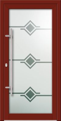 Aluminium Haustür KN Vision Glass Sand VV-850-GLP06