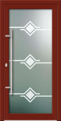 Aluminium Haustür KN Vision Glass Sand VV-850-GLP06N