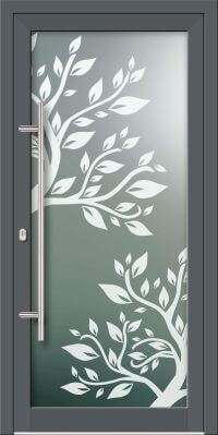 Aluminium Haustür KN Vision Glass Sand VV-850-GLP08N