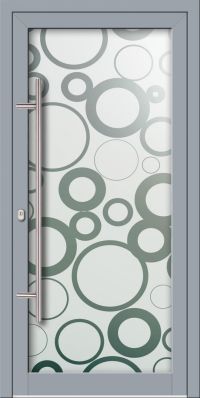 Aluminium Haustür KN Vision Glass Sand VV-850-GLP10