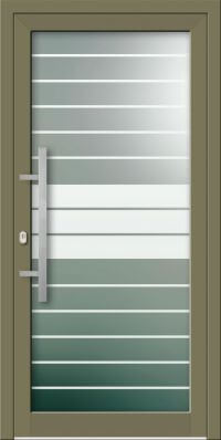 Aluminium Haustür KN Vision Glass Sand VV-850-GLP12