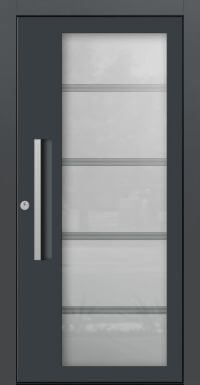 Aluminium Haustür KN Vision Glass Sand VV-850-GLP14