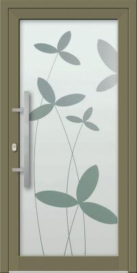 Aluminium Haustür KN Vision Glass Sand VV-850-GLP15