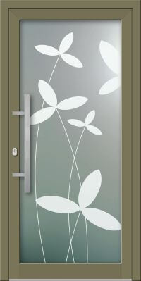 Aluminium Haustür KN Vision Glass Sand VV-850-GLP15N